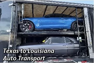 Texas to Louisiana Auto Transport Shipping