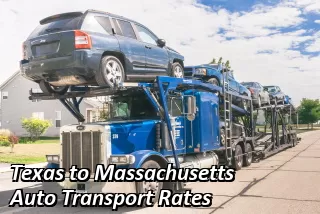 Texas to Massachusetts Auto Transport Rates