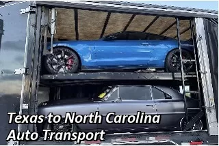 Texas to North Carolina Auto Transport Shipping