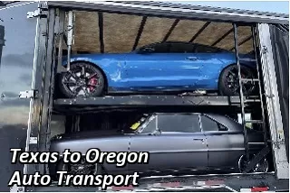 Texas to Oregon Auto Transport Shipping