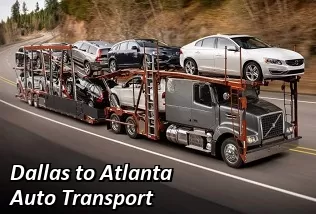 Dallas to Atlanta Auto Transport