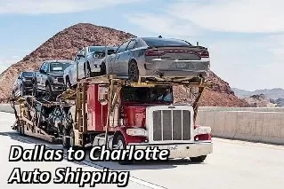 Dallas to Charlotte Auto Shipping