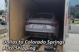 Dallas to Colorado Springs Auto Shipping