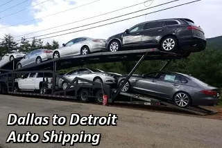 Dallas to Detroit Auto Shipping