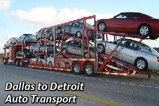 Dallas to Detroit Auto Transport