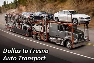Dallas to Fresno Auto Transport