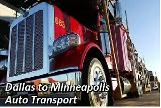 Dallas to Minneapolis Auto Transport