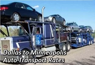 Dallas to Minneapolis Auto Transport Rates