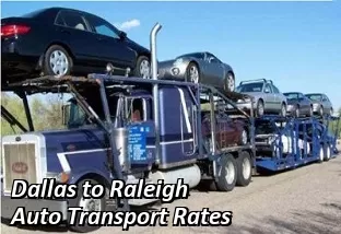 Dallas to Raleigh Auto Transport Rates