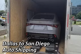 Dallas to San Diego Auto Shipping