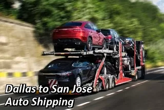 Dallas to San Jose Auto Shipping