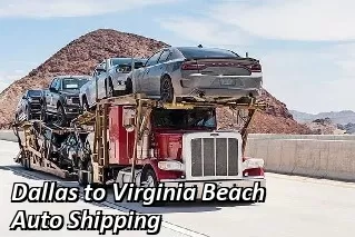 Dallas to Virginia Beach Auto Shipping