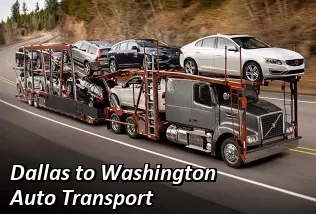 Dallas to Washington DC Auto Transport