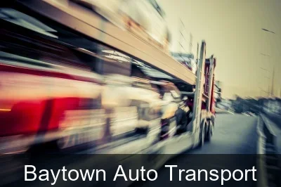 Baytown Auto Transport carrier loading a vehicle