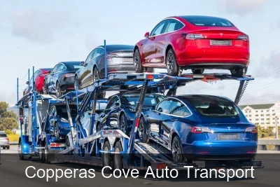 Copperas Cove Auto Transport carrier loading a vehicle
