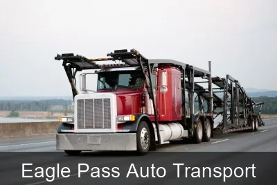 Eagle Pass Auto Transport carrier loading a vehicle