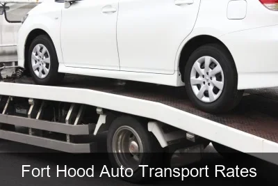 Fort Hood Auto Transport Rates