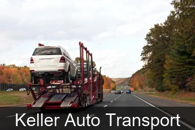 Keller Auto Transport carrier loading a vehicle