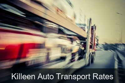 Killeen Auto Transport Rates