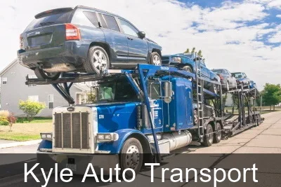 Kyle Auto Transport carrier loading a vehicle