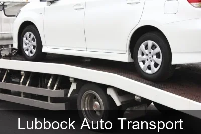 Lubbock Auto Transport carrier loading a vehicle
