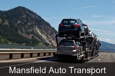 Mansfield Auto Transport carrier loading a vehicle