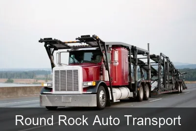 Round Rock Auto Transport carrier loading a vehicle