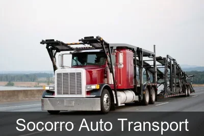 Socorro Auto Transport carrier loading a vehicle