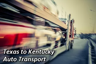 Texas to Kentucky Auto Transport Shipping