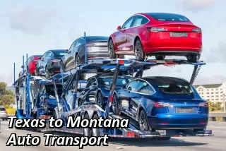 Texas to Montana Auto Transport Shipping