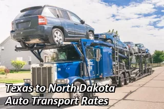 Texas to North Dakota Auto Transport Rates