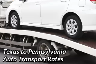 Texas to Pennsylvania Auto Transport Rates