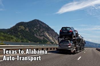 Texas to Alabama Auto Transport