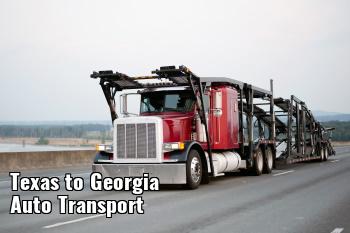 Texas to Georgia Auto Transport