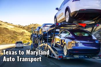 Texas to Maryland Auto Transport