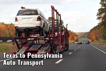 Texas to Pennsylvania Auto Transport